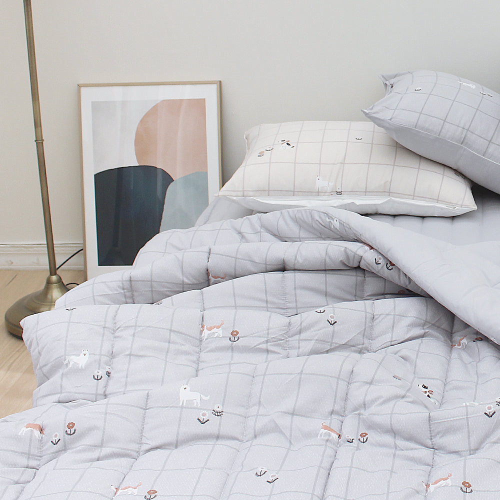 韓國 格紋散步萌萌犬【SM405】