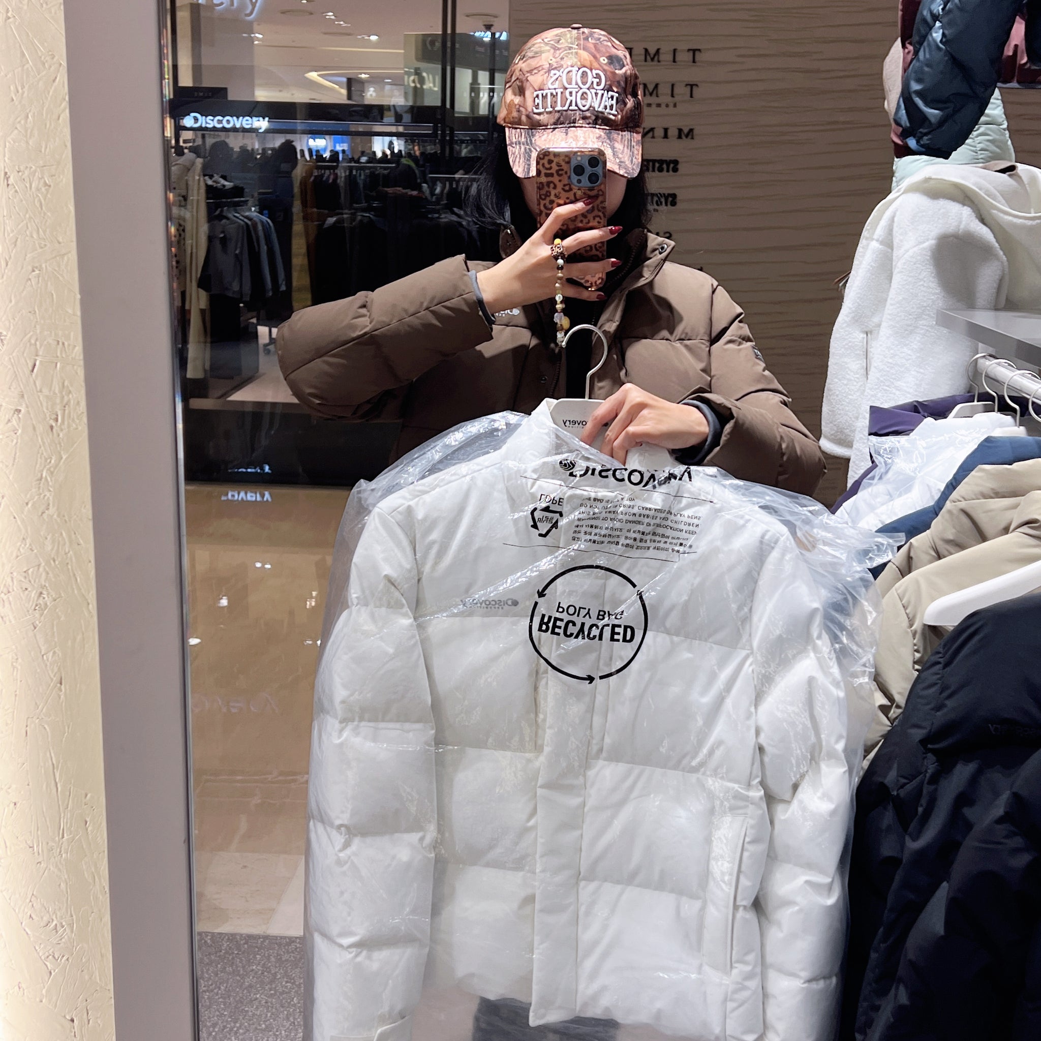 韓國 Discovery Women's Leicester G High Neck Goose Down Short Padding (鵝絨)【DY086】