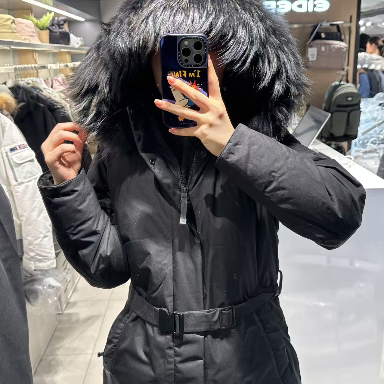 韓國 Eider Women's Windstopper Cashmere Long Down Jacket (高品質鵝絨 + 羊毛)【ER043】