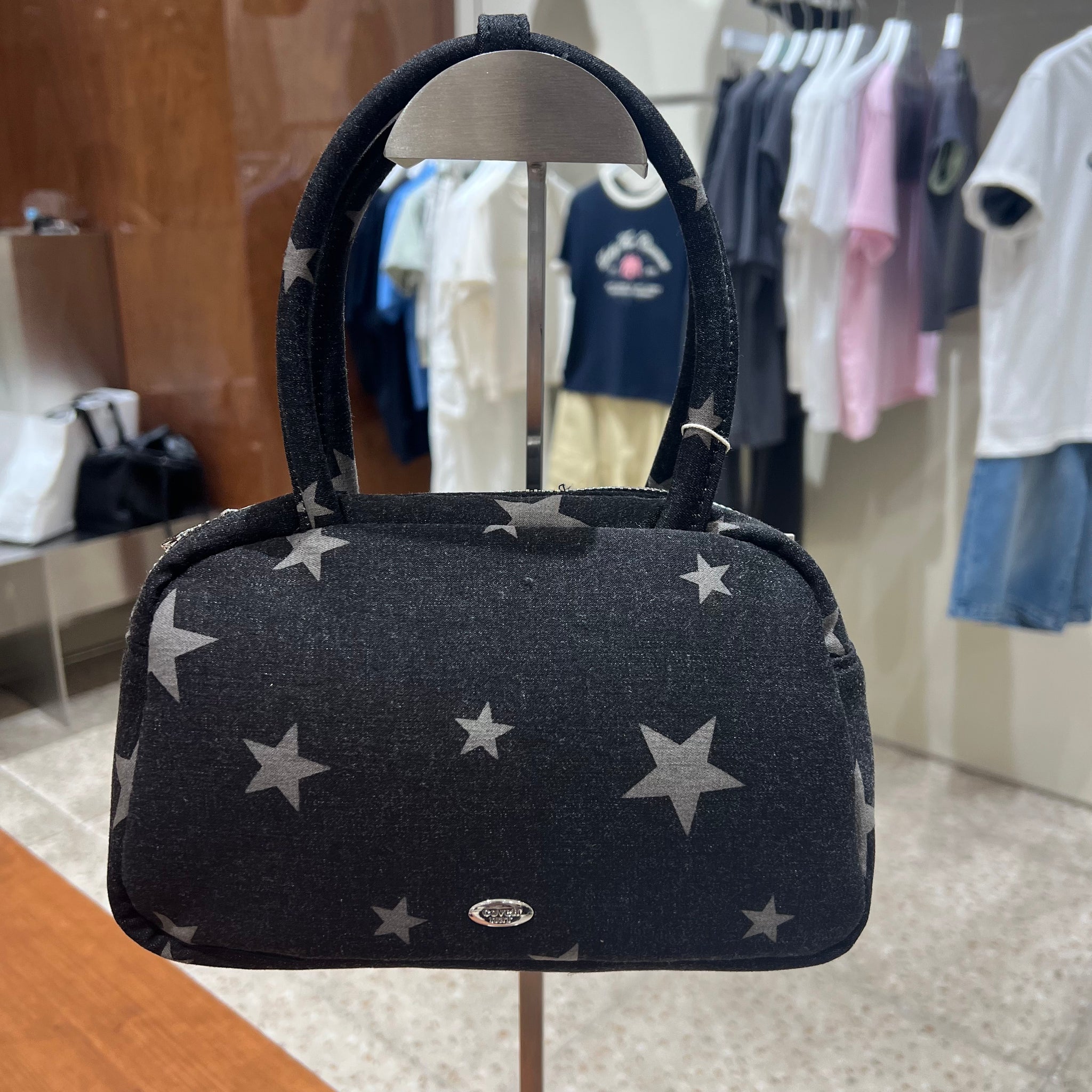 韓國 Covernat Cloverheart Top Handle Star Tote Bag【CO030】