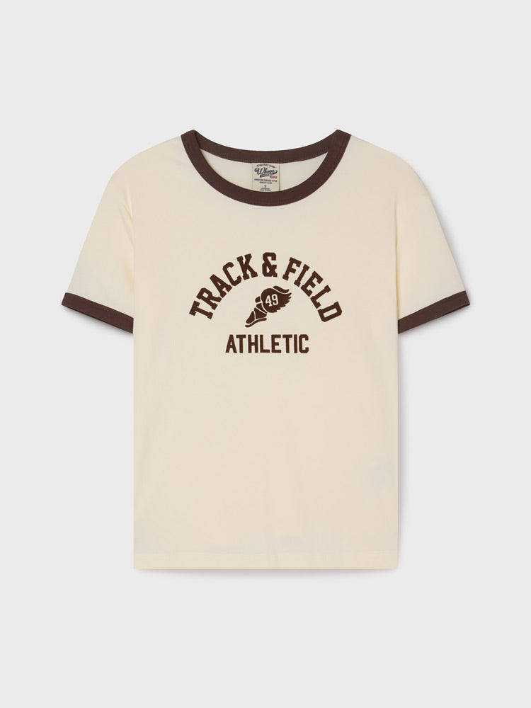 韓國 WhoAU Campus Ringer T-shirt【WA294】