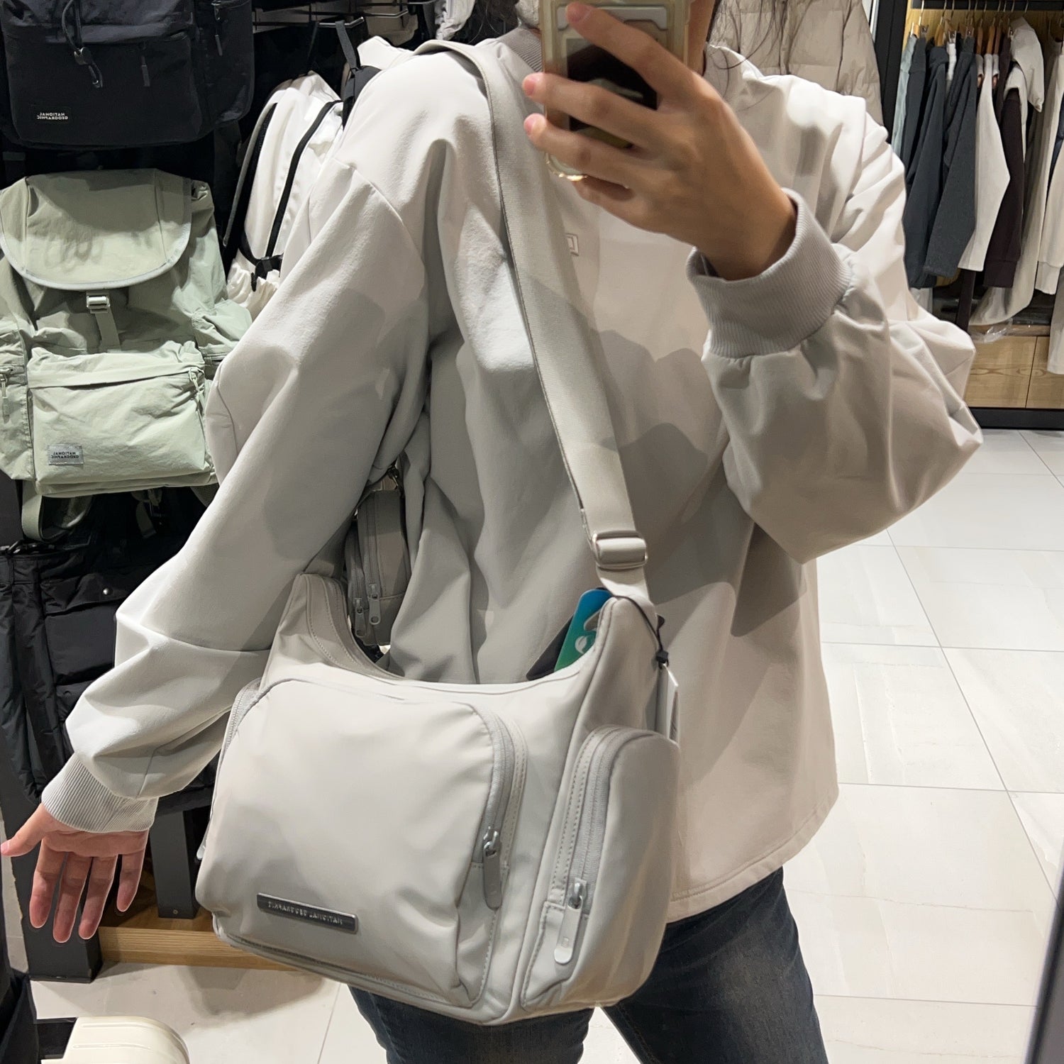 韓國 National Geographic Urban Travel Hobo Bag【NG320】