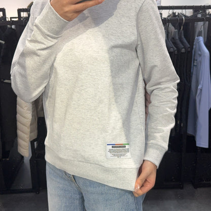 韓國 National Geographic Unisex FOLHAS Basic Small LOGO Sweatshirt【NG390】