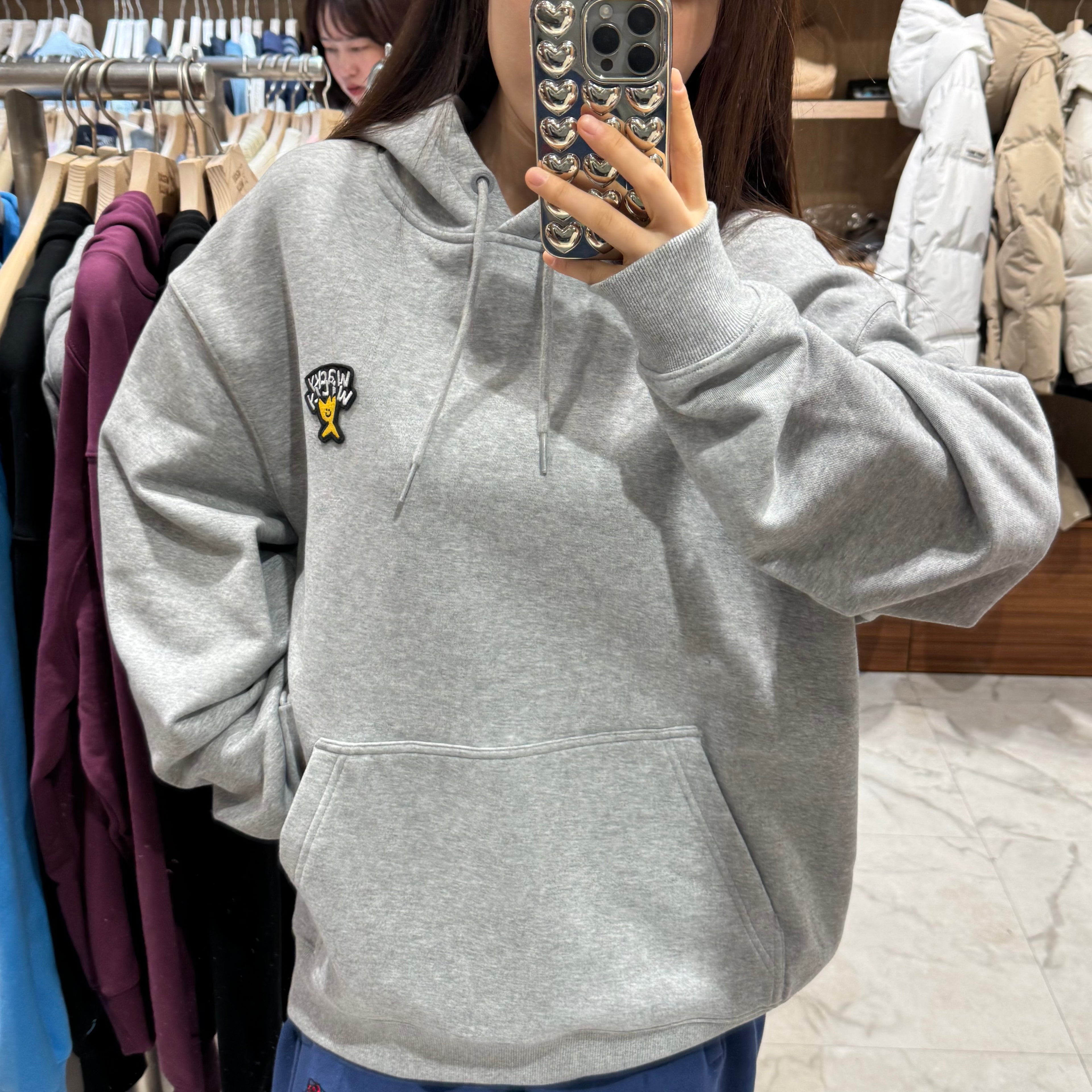 韓國 Wacky Willy Basic Logo Wappen Hoodie【WW056】 - STT Mall HK 靚太網購