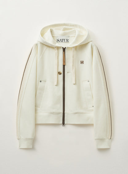 韓國 Satur Lawton Loose Fit Hood Zip-up【SR017】