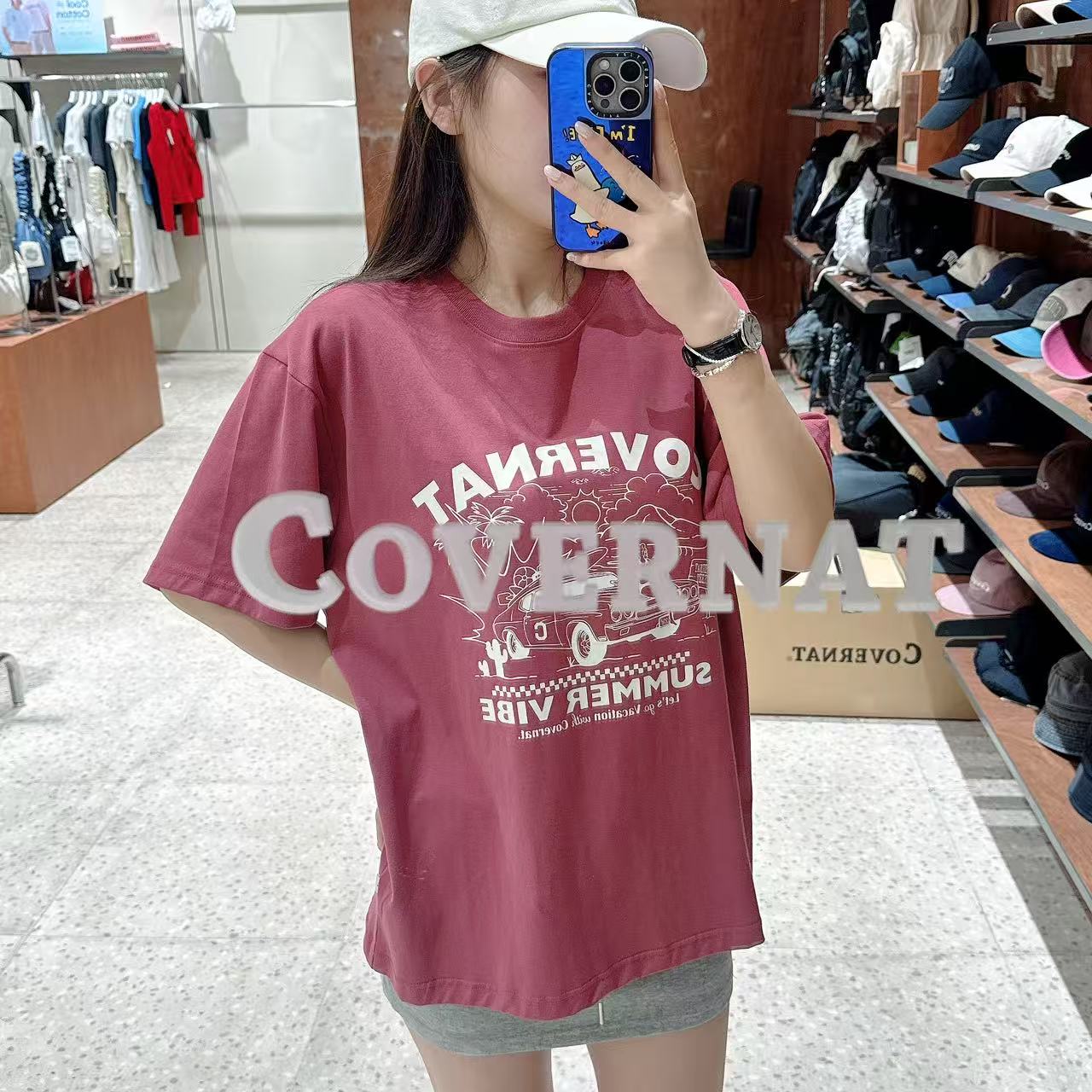 韓國 Covernat Volume Car Graphic T-Shirt【CO059】