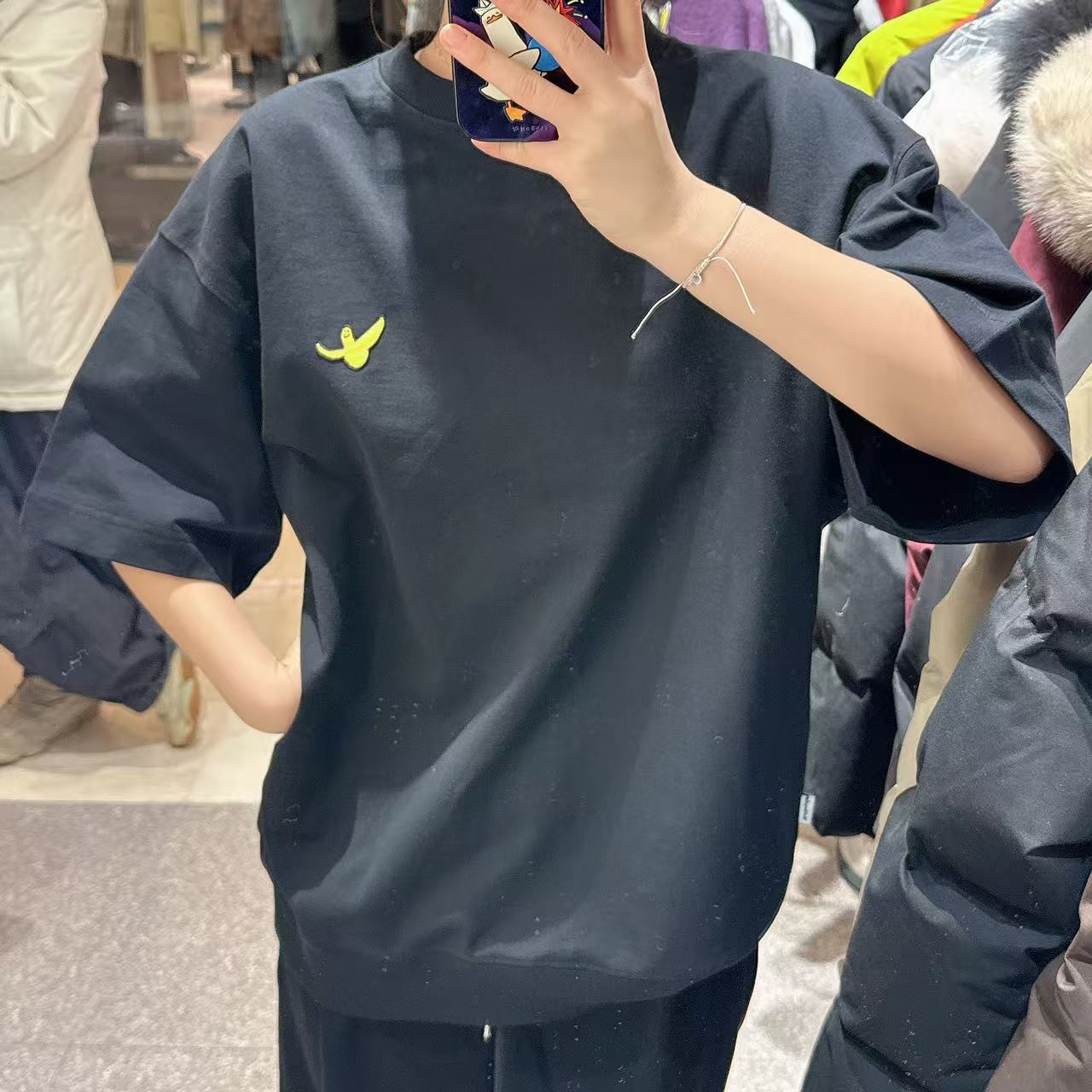 韓國 Mark Gonzales Angel Wappen Short Sleeve Sweatshirt【MG221】