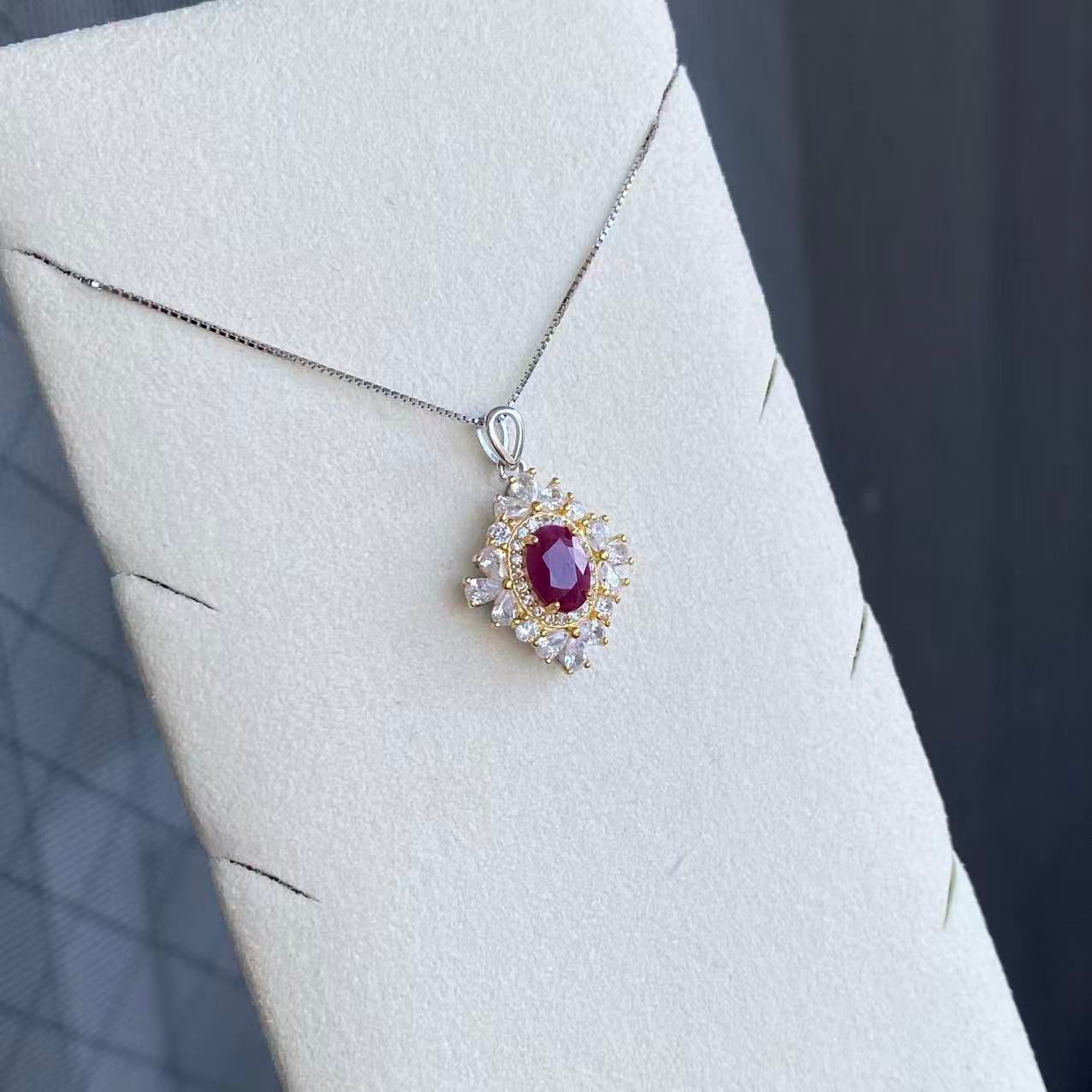 日本直送 紅寶石項鍊【JS337】