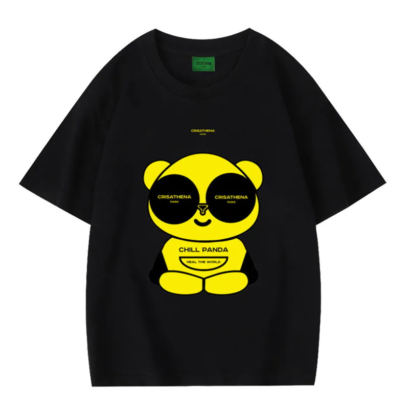 Crisathena X Chill Panda T-shirt【SM205】