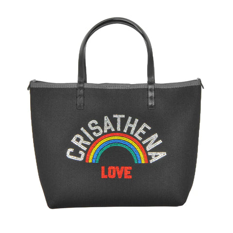 Crisathena Glam RainBow Love Middle Tote Bag【SM170】
