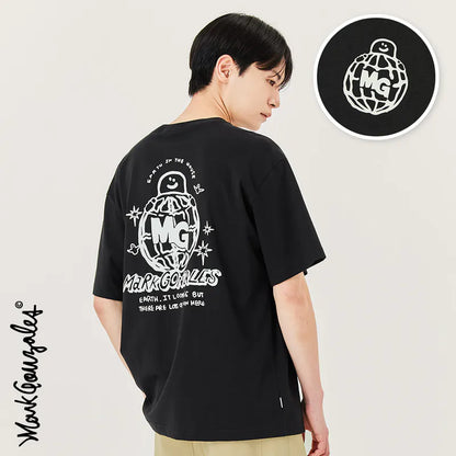 韓國 Mark Gonzales Earth Graphic Short Sleeve T-Shirt【MG056】