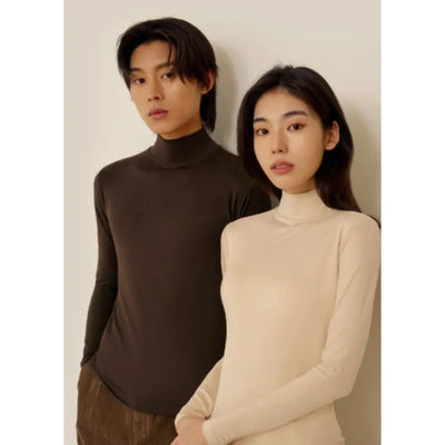 韓國 Marun5 Heat Touch 2025最新款 新款男女通用 高領 瑞士研發 - 專利發熱保暖衣/打底衫【SE310】