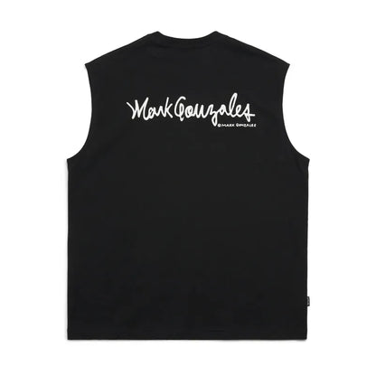 韓國 Mark Gonzales Unisex Logo Sleeveless Top【MG044】