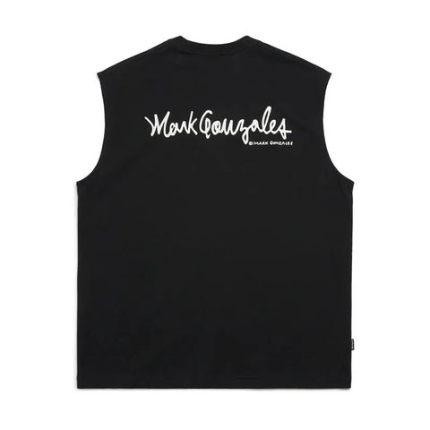 韓國 Mark Gonzales Unisex Logo Sleeveless Top【MG044】