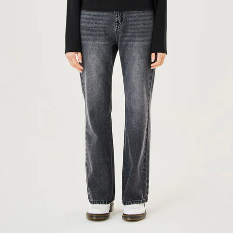 韓國 Mark Gonzales Women's Angel Wash Bootcut Denim Pants【MG082】