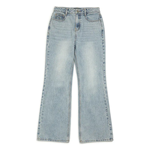 韓國 Mark Gonzales Women's Angel Wash Bootcut Denim Pants【MG082】
