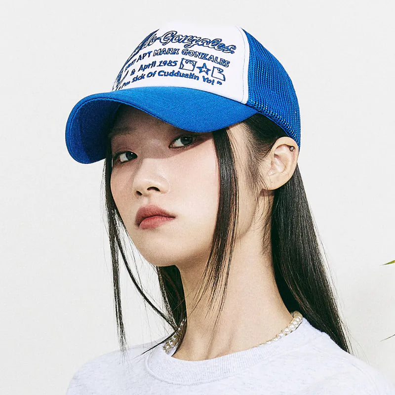 韓國 Mark Gonzales Doodle Graphic Trucker Cap【MG087】