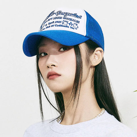 韓國 Mark Gonzales Doodle Graphic Trucker Cap【MG087】