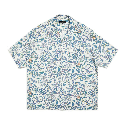 韓國 Mark Gonzales Angel Club Hawaiian Short Sleeve Shirt【MG063】