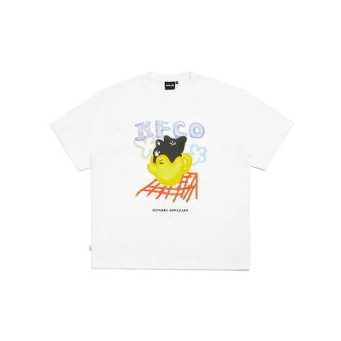 韓國 Mark Gonzales Neko Angel Graphic Short Sleeve T-Shirt【MG041】