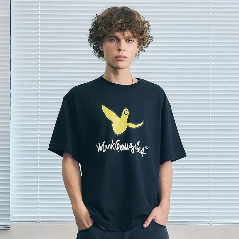 韓國 Mark Gonzales Angel Graphic Short Sleeve T-Shirt【MG038】
