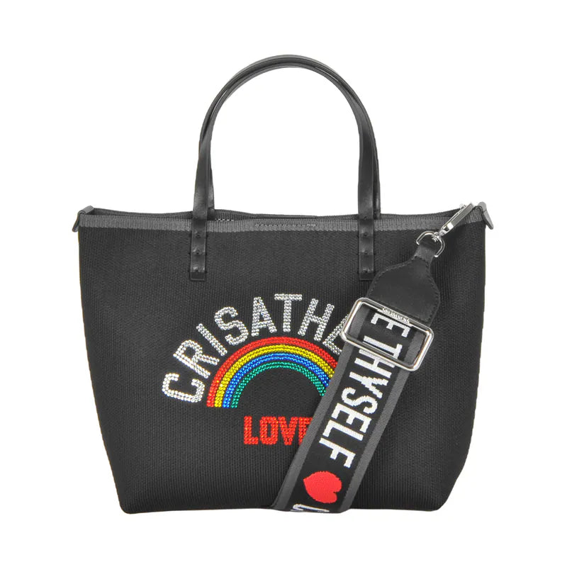 Crisathena Glam RainBow Love Middle Tote Bag【SM170】