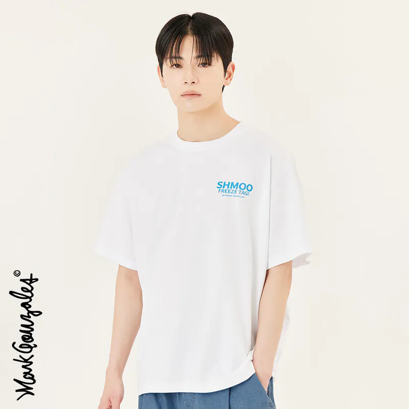 韓國 Mark Gonzales Shumu Water Graphic Cool Cotton Short Sleeve T-Shirt【MG059】