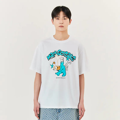 韓國 Mark Gonzales Bakery Shumu Graphic Short Sleeve T-Shirt【MG090】