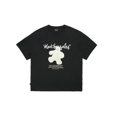 韓國 Mark Gonzales Shumu Happy Graphic Short Sleeve T-Shirt【MG095】