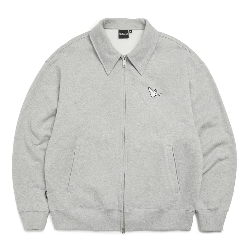 韓國 Mark Gonzales Angel Collar Sweat Zip-Up Jacket【MG104】