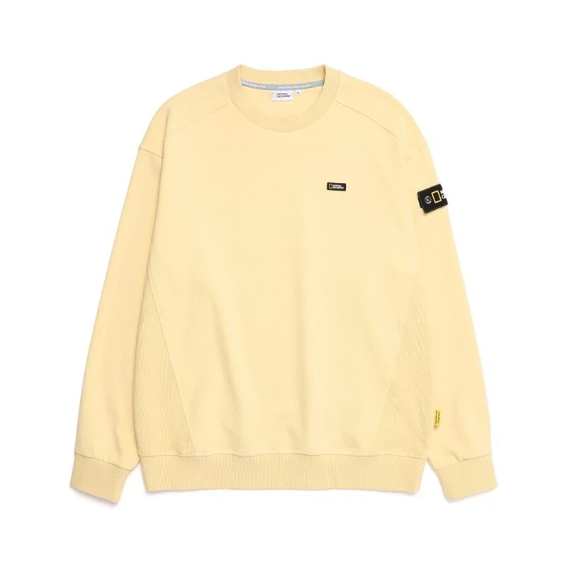 韓國 National Geographic Unisex Side Stitch Small LOGO Sweatshirt【NG387】