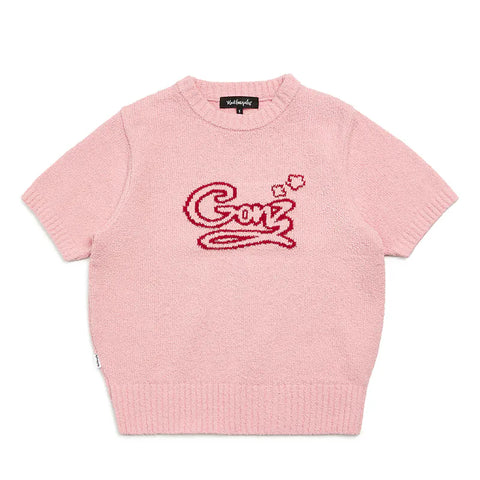 韓國 Mark Gonzales Women's Short Sleeve Knit Top【MG078】