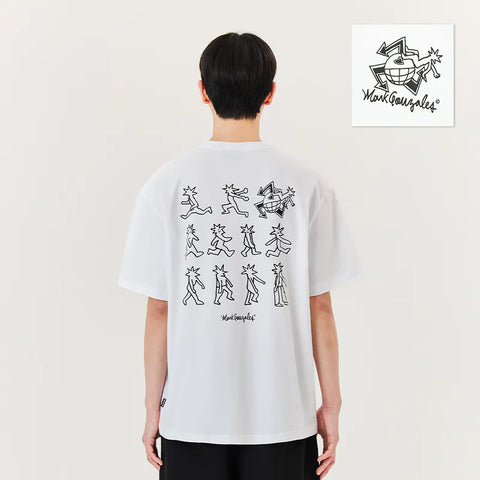 韓國 Mark Gonzales Runner Graphic Short Sleeve T-Shirt【MG089】