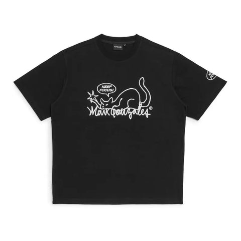 韓國 Mark Gonzales Neko Graphic Loose Fit Short Sleeve T-Shirt【MG093】