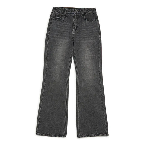 韓國 Mark Gonzales Women's Angel Wash Bootcut Denim Pants【MG082】