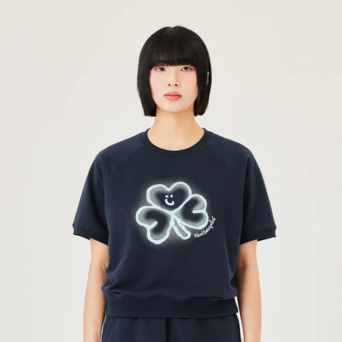 韓國 Mark Gonzales Club Women's Short Sleeve Sweatshirt【MG065】