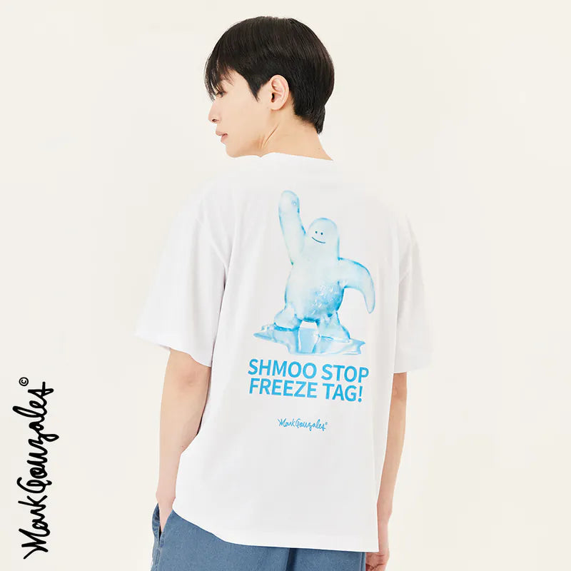 韓國 Mark Gonzales Shumu Water Graphic Cool Cotton Short Sleeve T-Shirt【MG059】