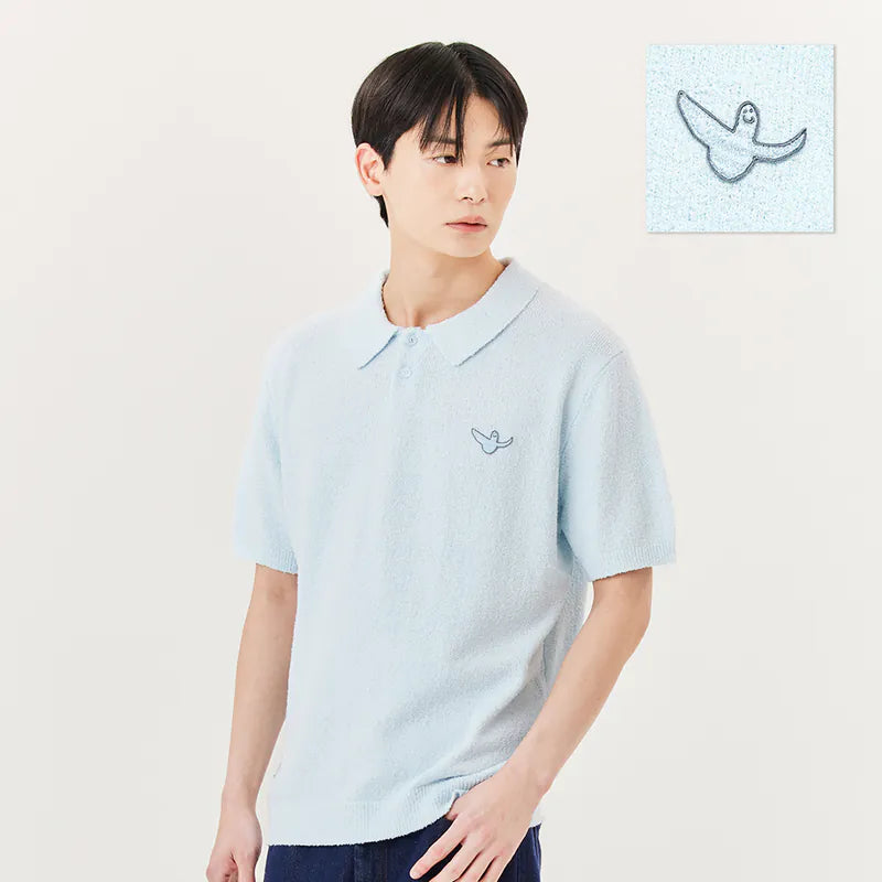 韓國 Mark Gonzales Angel Summer Polo Knit Top【MG081】