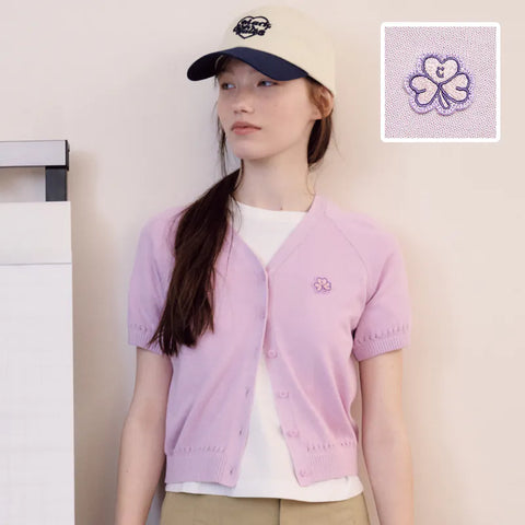 韓國 Mark Gonzales Club Women's Short Sleeve Cardigan【MG084】