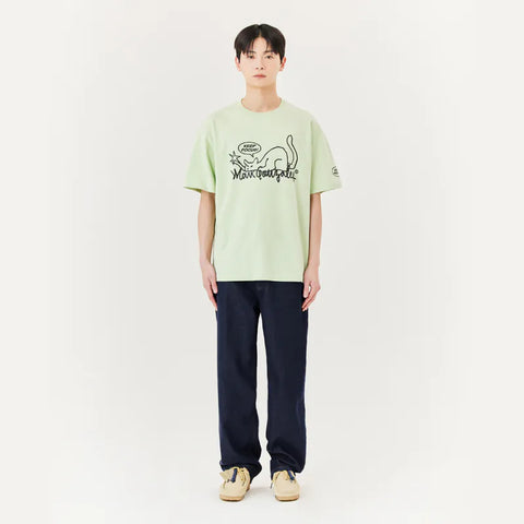 韓國 Mark Gonzales Angel Raw Straight Denim Pants【MG066】