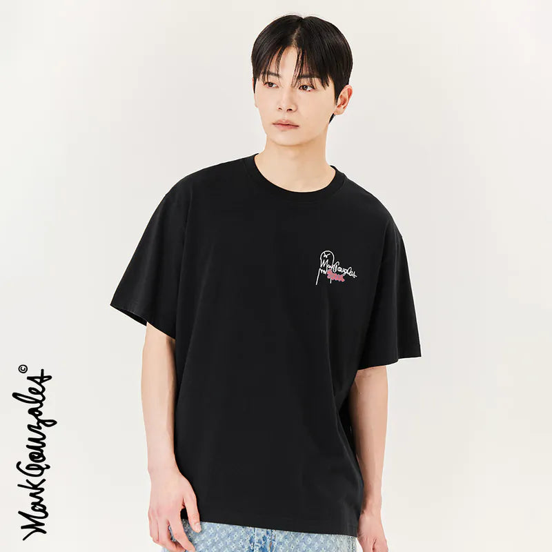 韓國 Mark Gonzales Seoul Edition Typographic Short Sleeve T-Shirt【MG039】