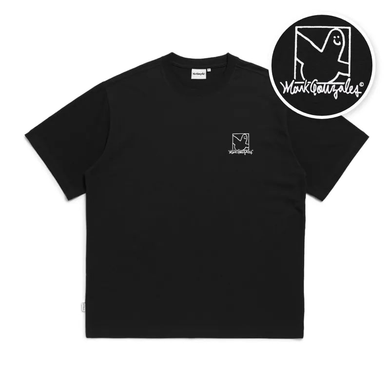 韓國 Mark Gonzales Angel Box Logo Graphic Short Sleeve T-Shirt【MG057】