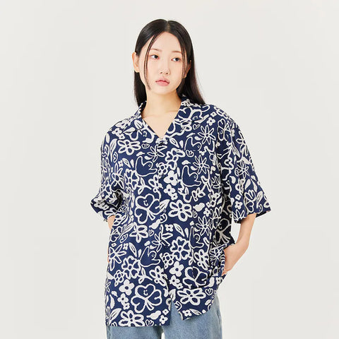 韓國 Mark Gonzales Angel Club Hawaiian Short Sleeve Shirt【MG063】