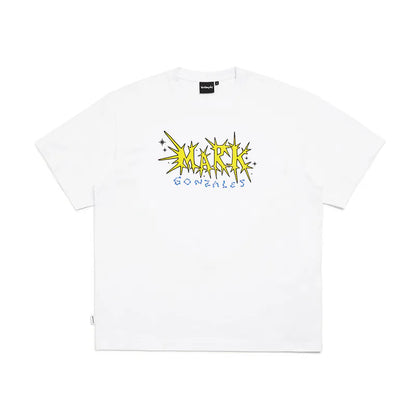 韓國 Mark Gonzales Sign Logo Thunder Graphic Short Sleeve T-Shirt【MG068】