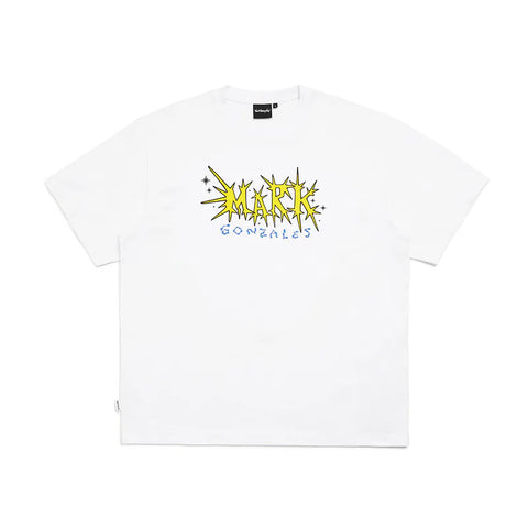 韓國 Mark Gonzales Sign Logo Thunder Graphic Short Sleeve T-Shirt【MG068】