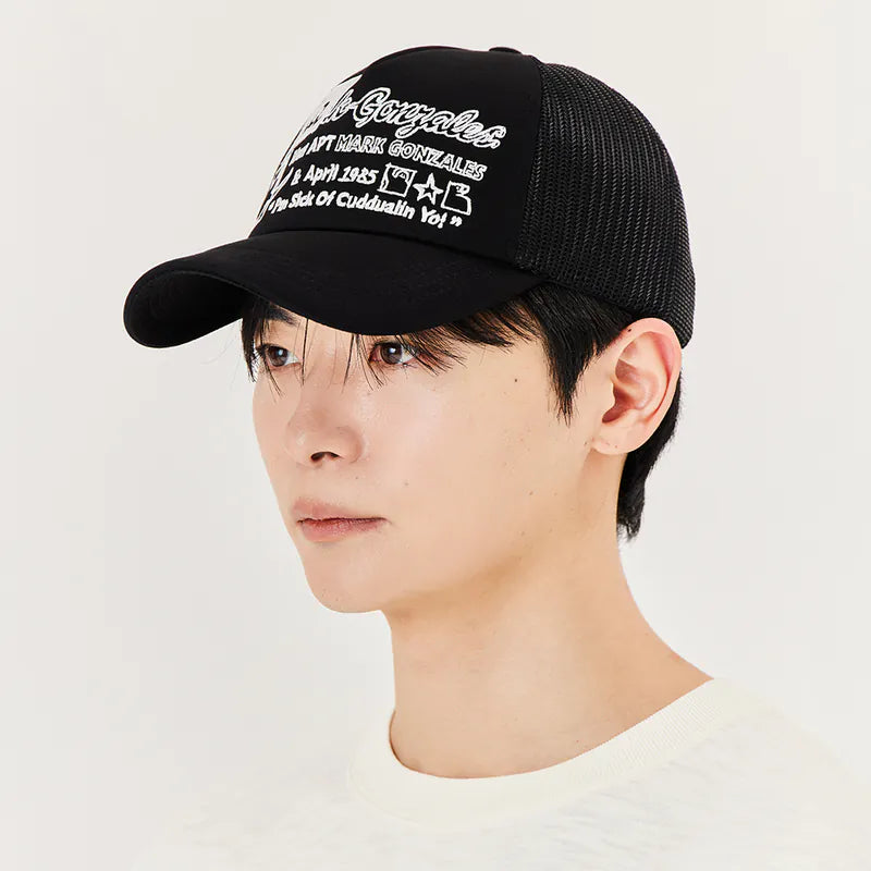 韓國 Mark Gonzales Doodle Graphic Trucker Cap【MG087】
