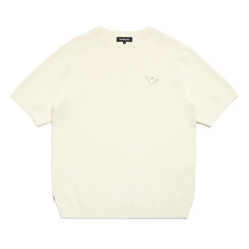 韓國 Mark Gonzales Angel Summer Short Sleeve Knit Top【MG080】