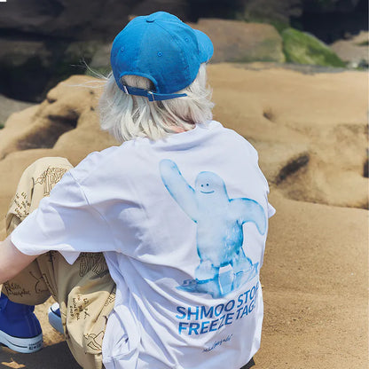 韓國 Mark Gonzales Shumu Water Graphic Cool Cotton Short Sleeve T-Shirt【MG059】