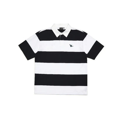 韓國 Mark Gonzales Angel Wappen Rugby Short Sleeve T-Shirt【MG072】