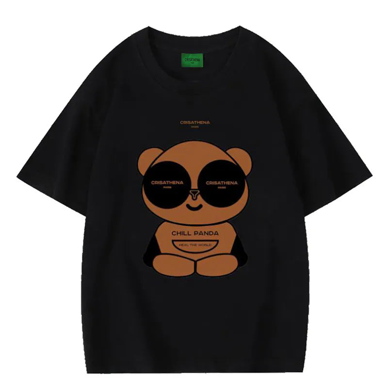 Crisathena X Chill Panda T-shirt【SM205】